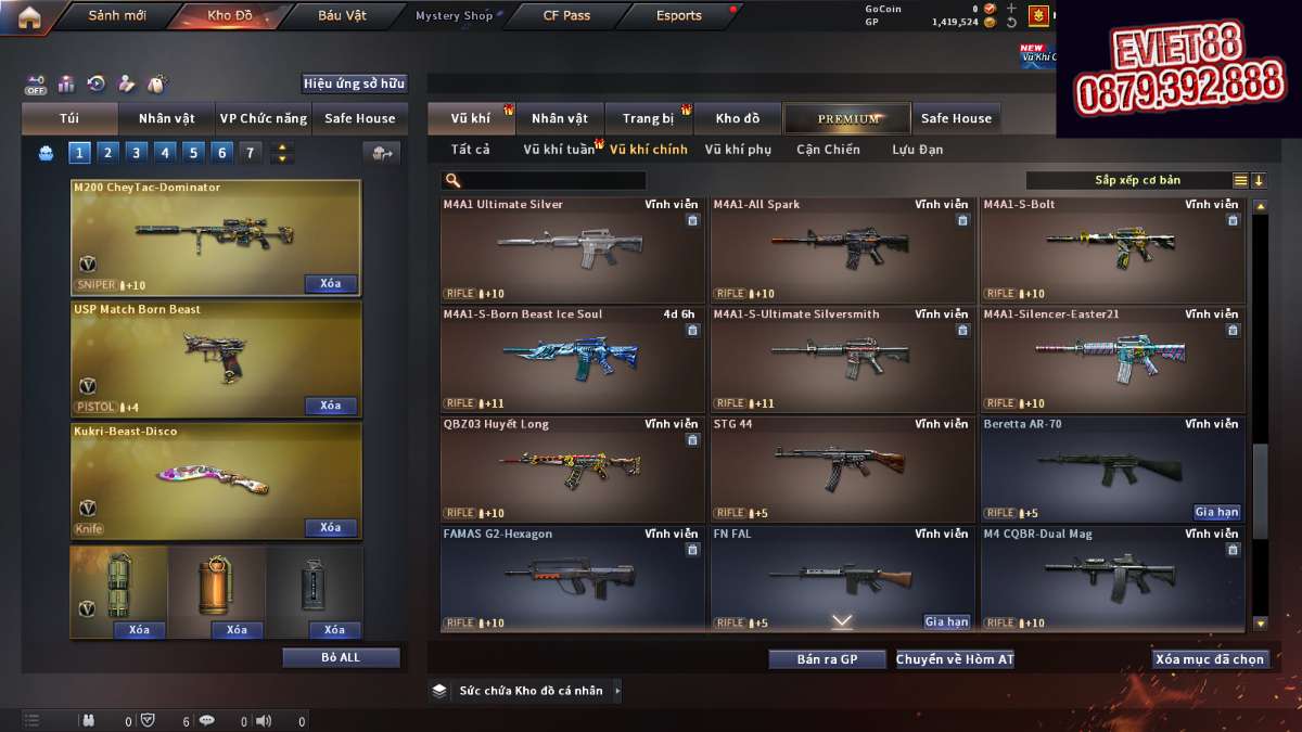 shop acc cf uy tin gia re